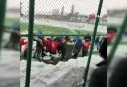 Kars'ta oynanan amatör maçta kavga!