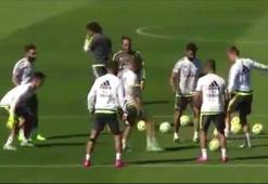 Real Madrid'li yıldız arkadaşını rezil etti