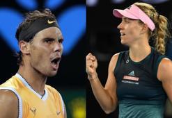 Rafael Nadal ve Angelique Kerber, Avustralya Açık'ta 4. turda!