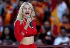 Aleyna Tilki söyledi, Galatasaray taraftarı coştu!