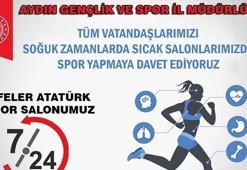 Aydın'da 7 / 24 spor yapma fırsatı