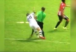 Hakeme çarpınca neye uğradığını şaşırdı!