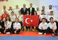 Milli taekwondocular Avrupa'nın zirvesinde
