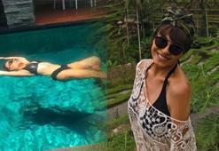60 yaşındaki Ayşegül Aldinç Bali'de