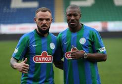 Çaykur Rizespor Mykola Moroziuk ve Prejuce Nakoulma'yı basına tanıttı
