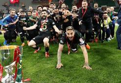 Ziraat Türkiye Kupası Akhisarspor'un! Maçın ardından coşkulu kutlama