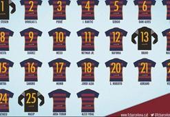 Barcelona'nın forma numaraları açıklandı