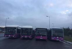 İstanbullular dikkat! 600 otobüs bugün kontak kapattı