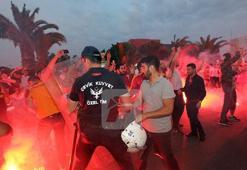 Galatasaray'a olaylı karşılama