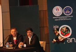 Eski milli futbolcular, öğrencilerle bir araya geldi