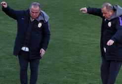 Galatasaray antrenmanında Fatih Terim şov!