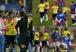 Neymar ve Bacca birbirine girdi!