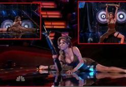 Nicole Scherzinger, ok atarken yürek hoplattı