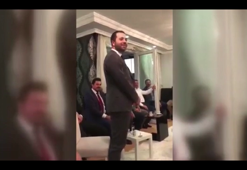 Beşiktaşlı damadın zor anları...