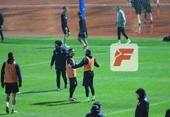 Beşiktaş idmanında gerginlik