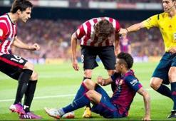 Neymar fena dayak yedi!