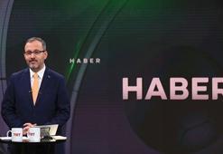 Bakan Kasapoğlu Gazeteciler Günü'nde haber sundu