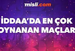 Misli.com'da günün en çok iddaa oynanan maçları