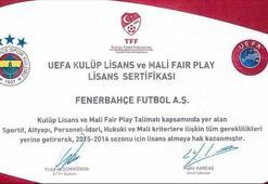 Fenerbahçe UEFA lisansını aldı