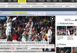 Galatasaray, UEFA'nın manşetinde