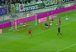 Muhteşem gol organizasyonunu izlemekle yetindiler!