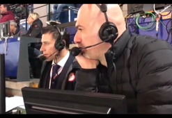 Roma attı, spiker çıldırdı!