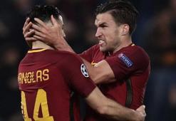 Manolas'ın golü basın tribününü darmaduman etti!