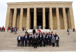 Galatasaray yönetimi Anıtkabir'de! VİDEO