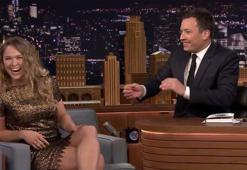 Kadın dövüşçü Ronda Jimmy Fallon'ı korkuttu