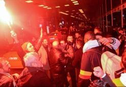 Galatasaray'a coşkulu karşılama
