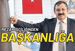 Mezar işçiliğinden başkanlığa