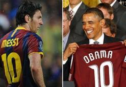 Bir Obama bir de Messi!