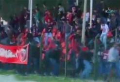 Futbol maçı boks turnuvasına döndü!