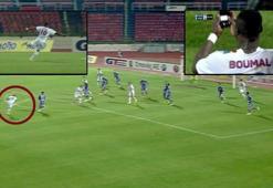 Muhteşem gol attı, kendini Totti sandı!