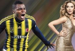 Emenike Hadise ile coştu!