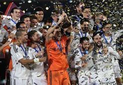 İşte Real Madrid'in kupa sevinci