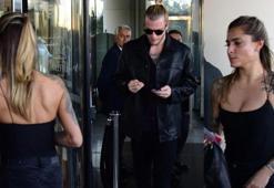 Otel aşıkları Loris Karius ve Sophia Thomalla görüntülendiklerini fark edince gizlendi!