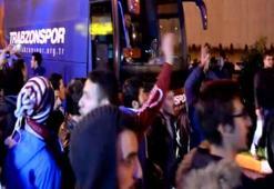 Trabzonspor'a coşkulu karşılama!