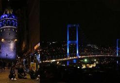 İstanbul maviye büründü
