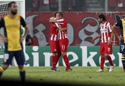 Atletico'ya Yunanistan'da büyük darbe: 3-2