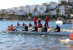 Bodrum'da kürek yarışı heyecanı