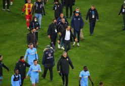 Yeni Malatyaspor Başkanı Adil Gevrek sahaya daldı, hakeme saldırdı!