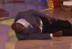 Shaq stüdyoda yere yapıştı