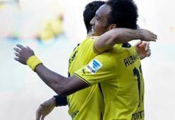 Dortmund'da Aubameyang şov!
