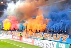 İsveç'te tribün şov!