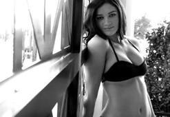 Güzel atlet, model oldu