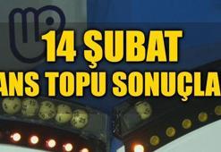 Şans Topu sonuçları - MPİ 14 Şubat Şans Topu çekilişi sonuçları