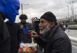 Blue Man Group İstanbul sokaklarında