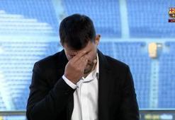 Sergio Agüero, futbolu bıraktığını açıklarken gözyaşlarına hakim olamadı!