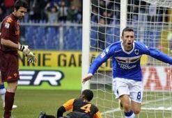 Roma Sampdoria'da durdu: 2-1
